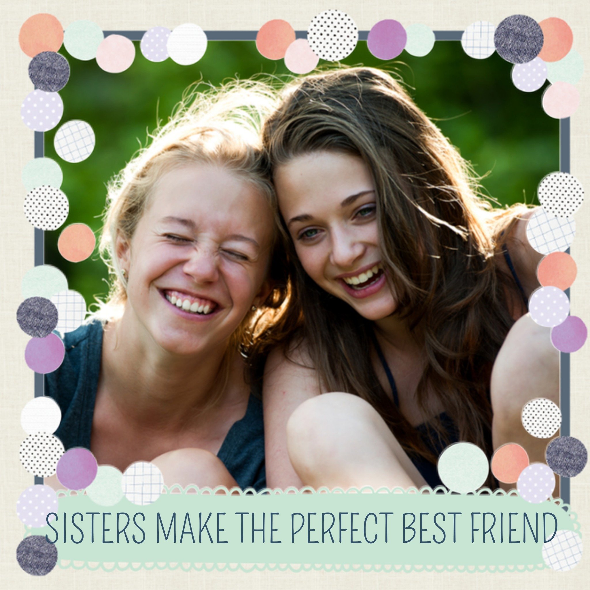 Greetz Verjaardag Stippen Zus Vierkant