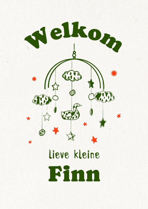 Greetz | Geboortekaart | met naam | illustratie
