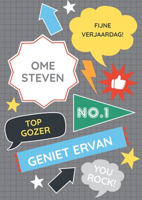 Greetz | Verjaardagskaart | met aanpasbare naam