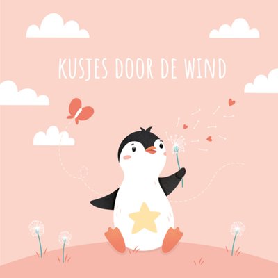 Kleine Vlindervoetjes | Condoleancekaart | Baby