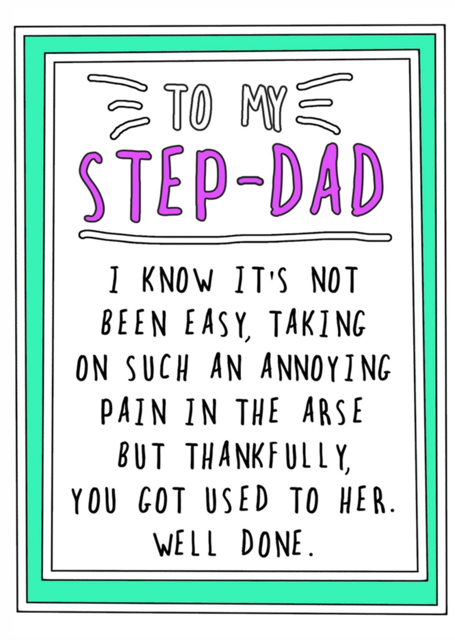 Go La La Vaderdagkaart bonusvader humor Kaart Go La la