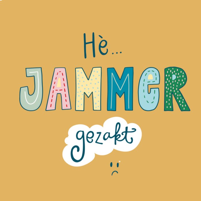 Funny Side Up | Gezakt kaart | Jammer