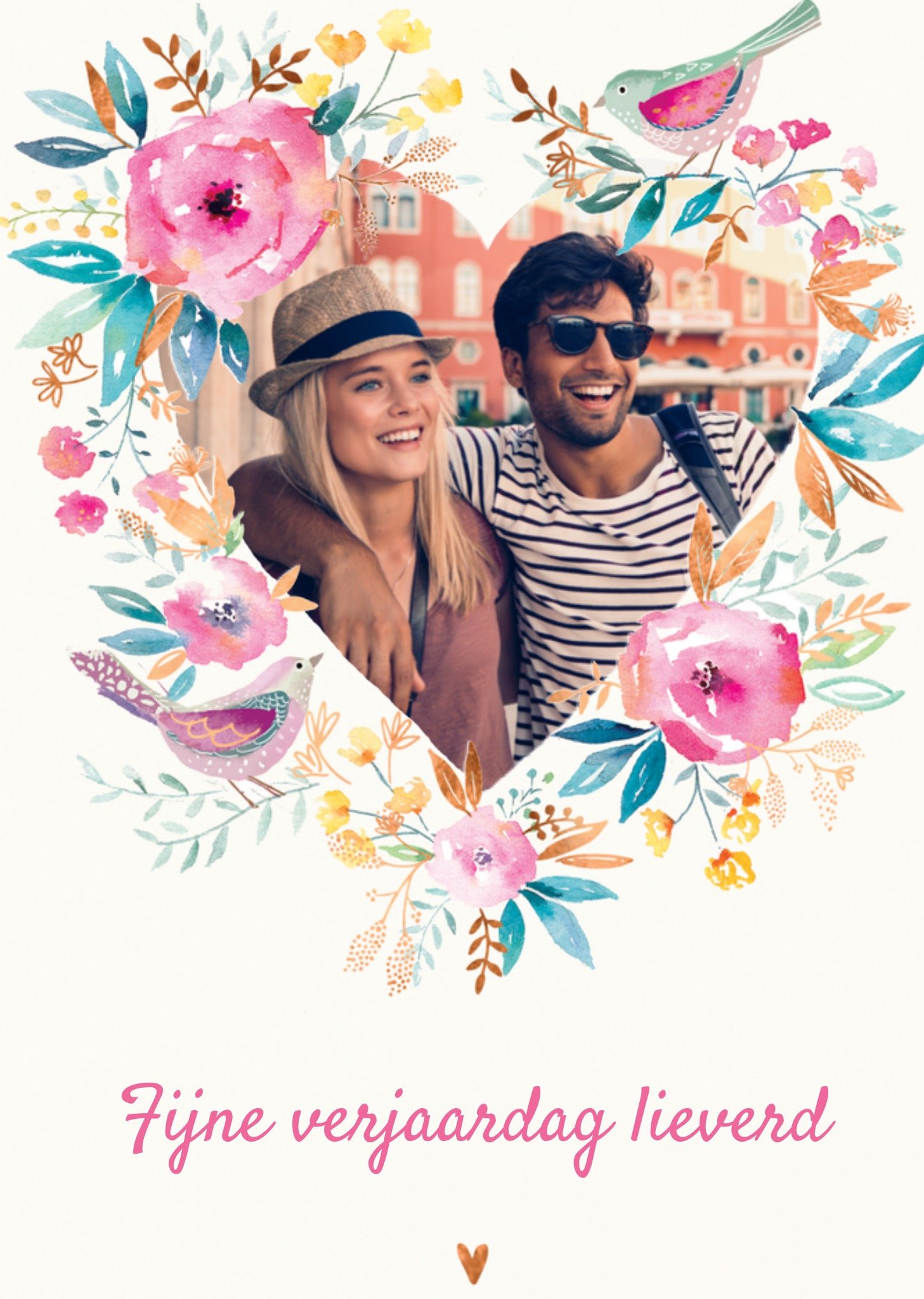 Verjaardagskaart fotokaart Kaart Ling Design