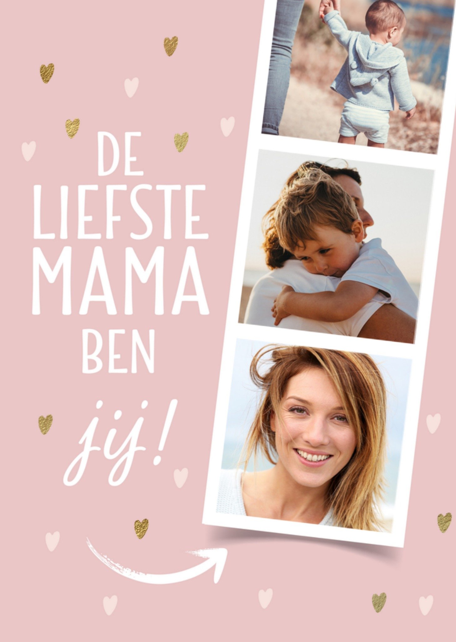 Moederdagkaart Meerdere foto