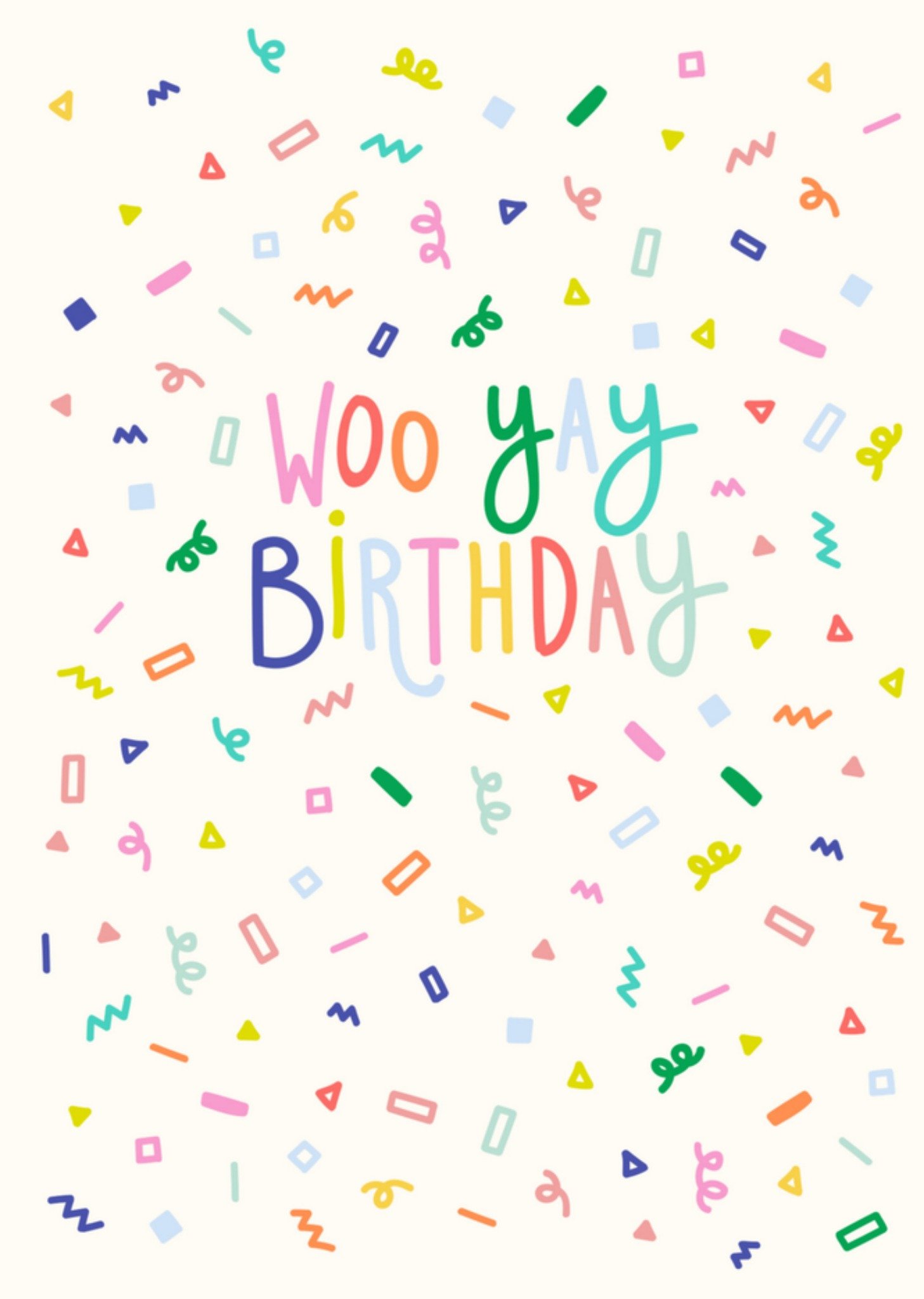Greetz Verjaardagskaart woo yay birthday Standard Card
