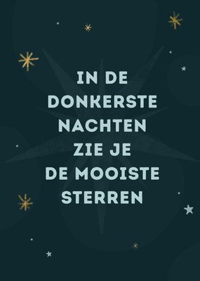 Greetz | Nieuwjaarskaart | donkere nachten