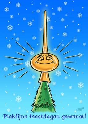 Stan Groenland | Kerstkaart | Piekfijne feestdagen