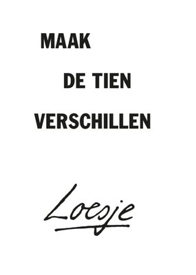 Loesje | Maak de tien verschillen