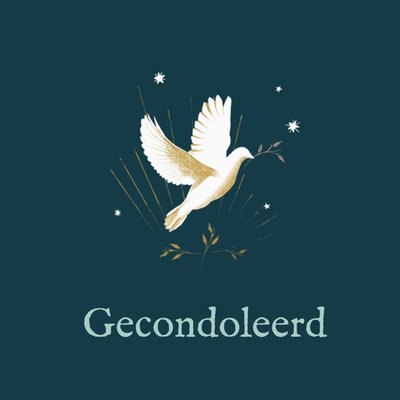 Greetz | Condoleance kaart | Gecondoleerd