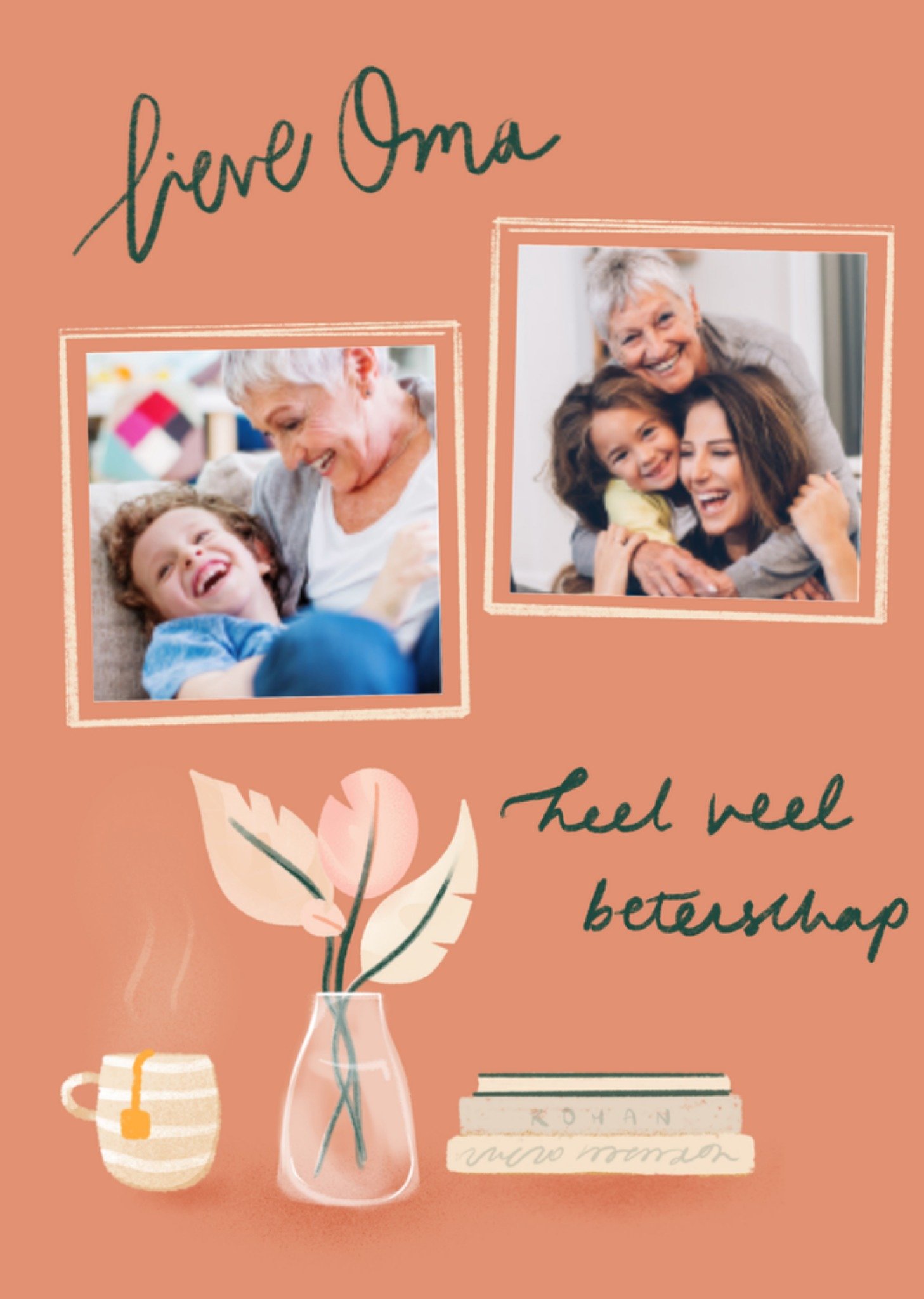 Beterschapskaart Lieve oma Kaart Greetz