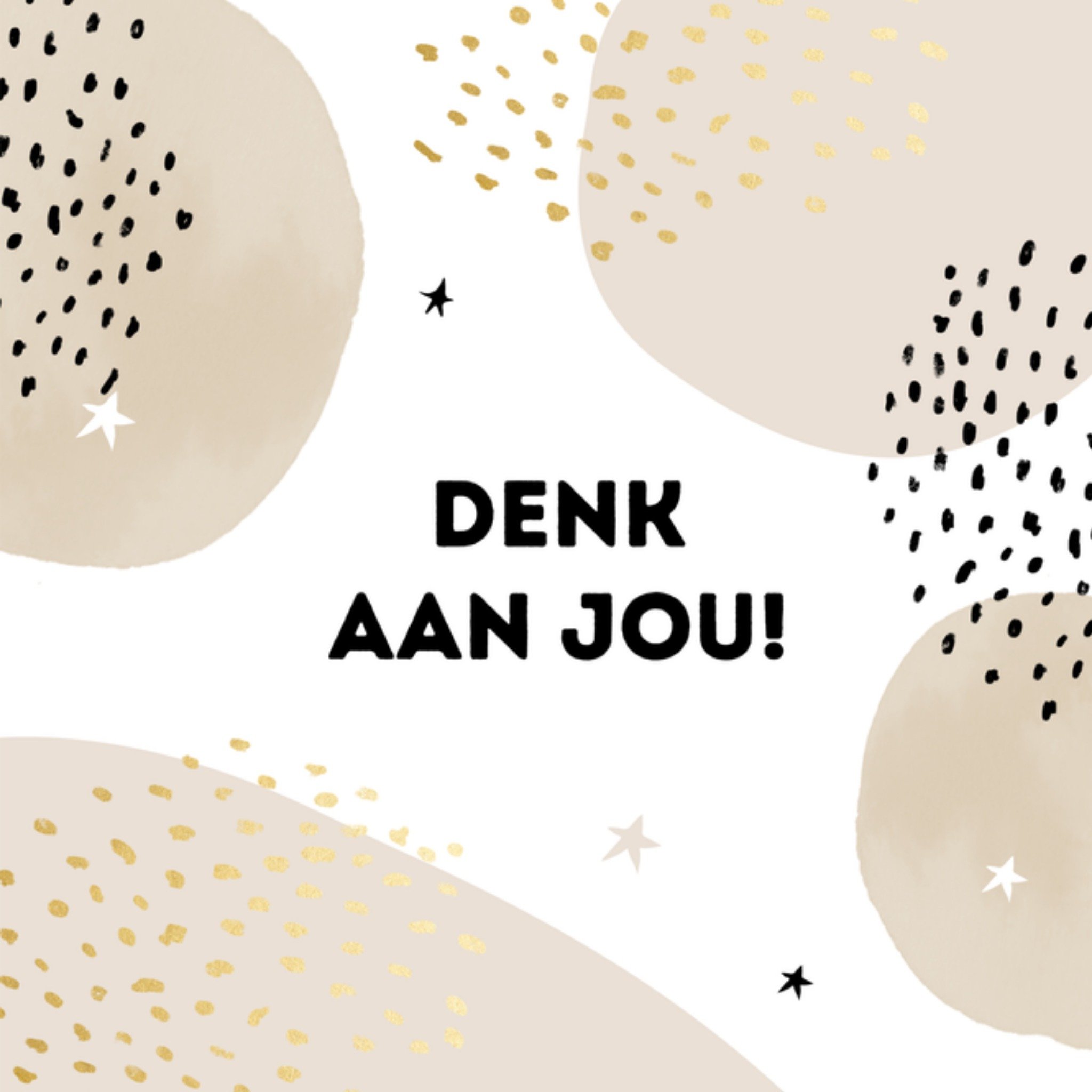 Greetz Denken aan kaart denk aan jou! Vierkant