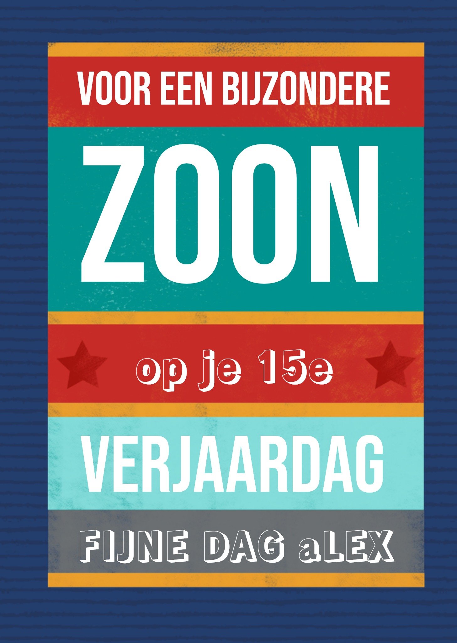 Verjaardagskaart met naam Kaart Studio Sundae