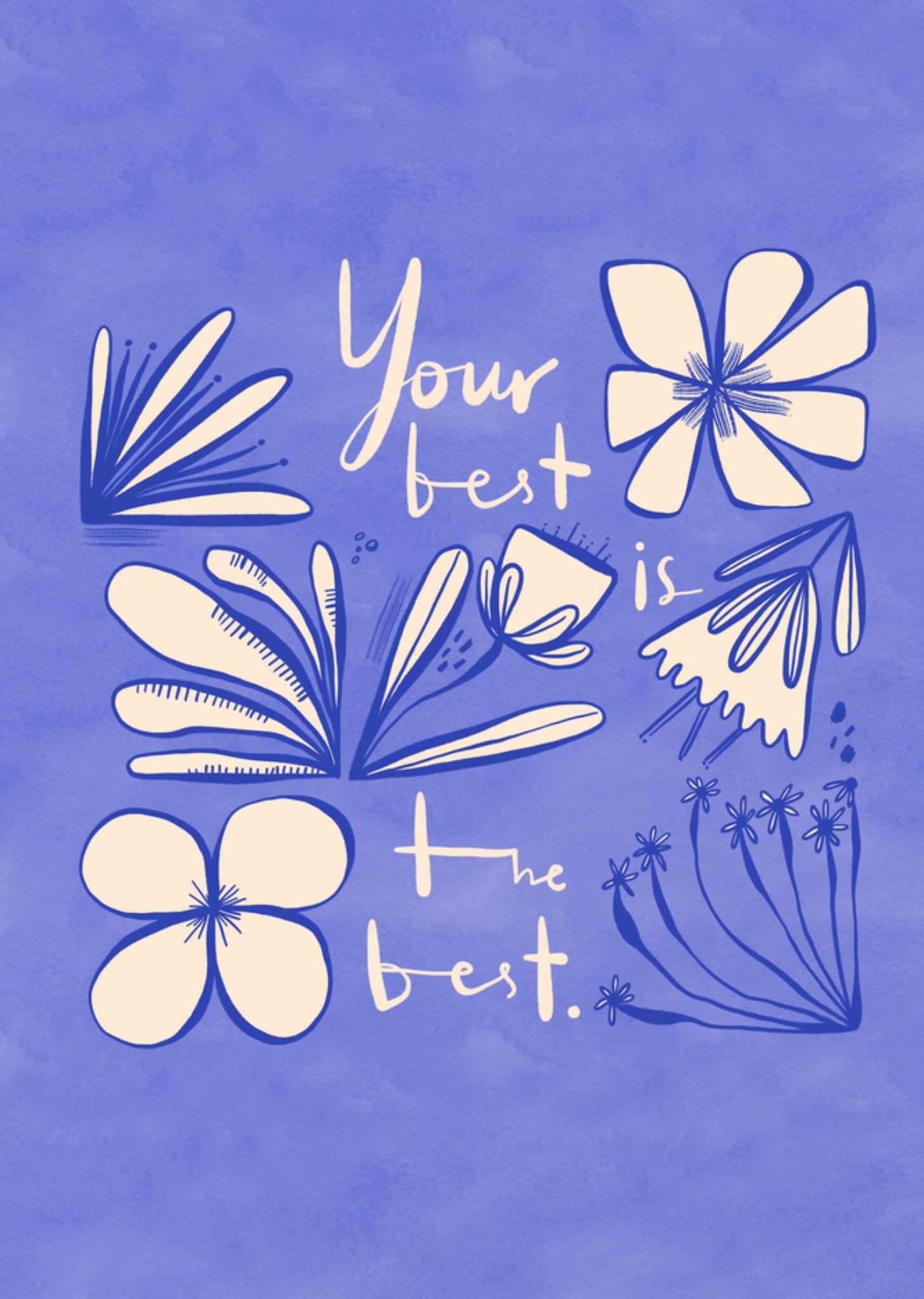 Zomaar kaart Your best is the best Kaart Gozde