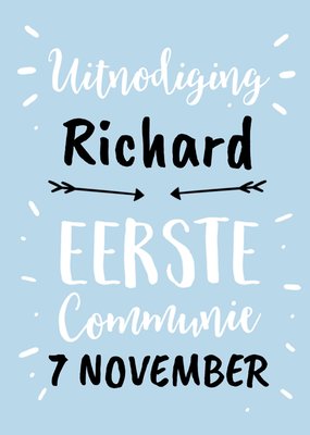 Greetz | Uitnodiging Communie | met naam