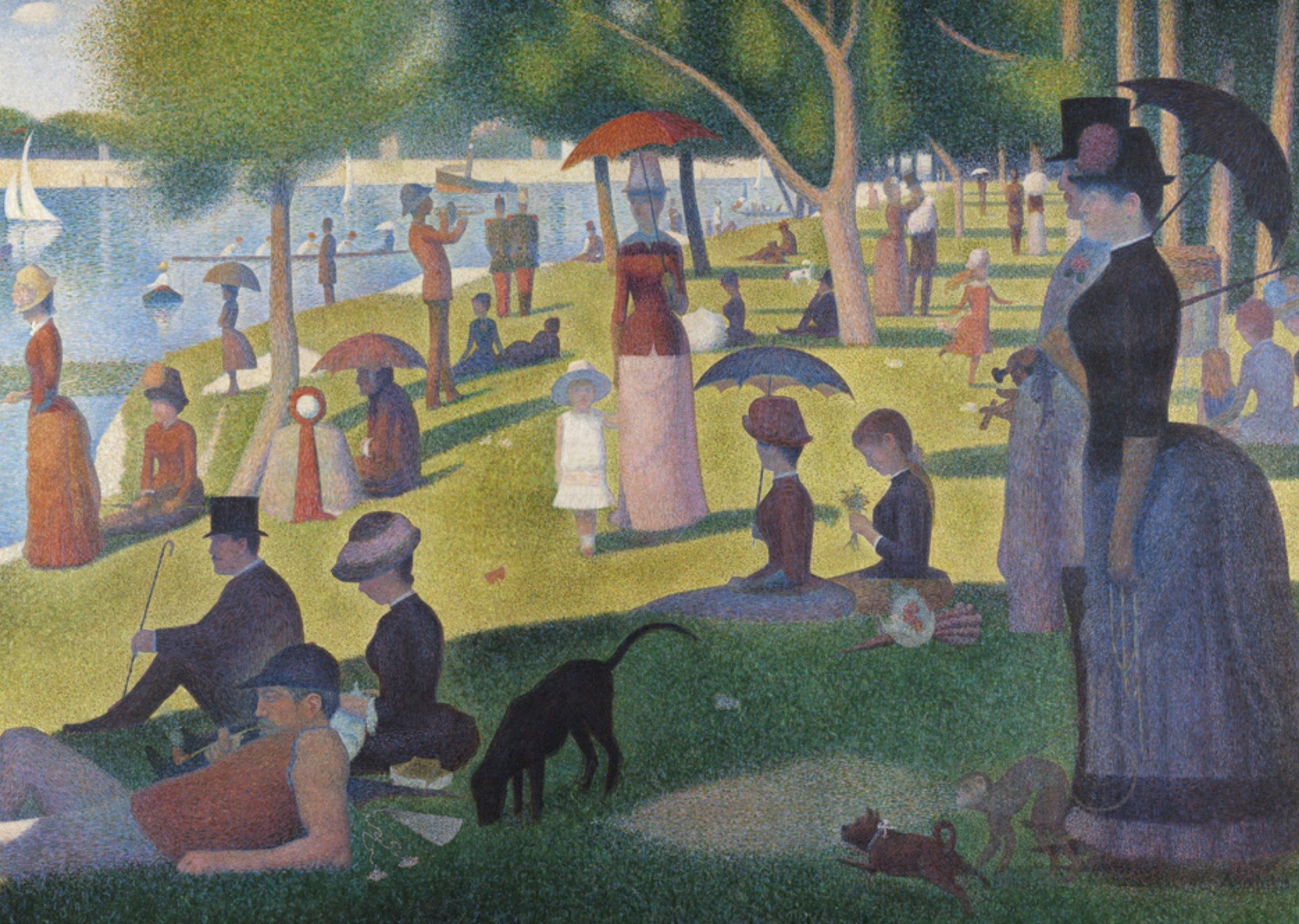 Georges Seurat. Een zondag bij La Grand Kaart Klaas de Jong
