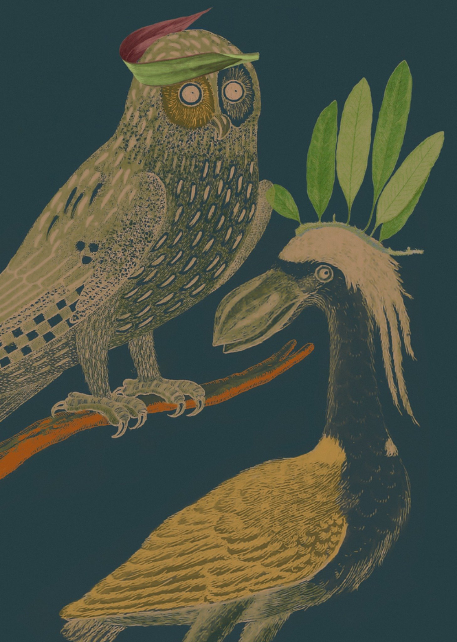 Verjaardagskaart Uil Kaart NIN-NIT