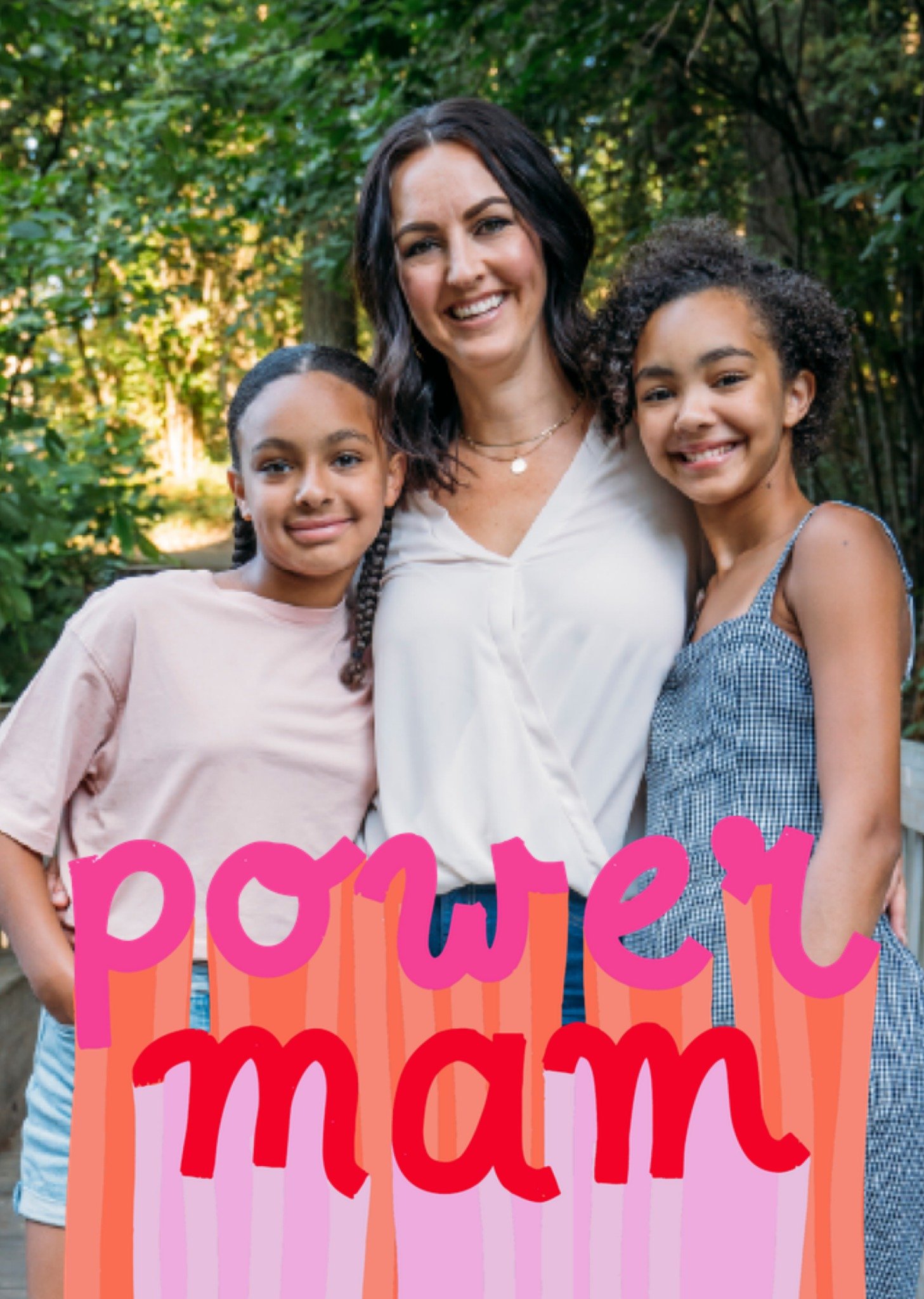 Moederdagkaart - Power mam - Fotokaart