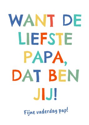 Greetz | Vaderdagkaart |  Liefste Papa