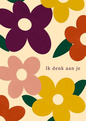 Greetz | Denken aan kaart | bloemen