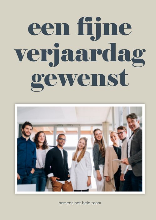 Greetz | Verjaardagskaart | Met foto