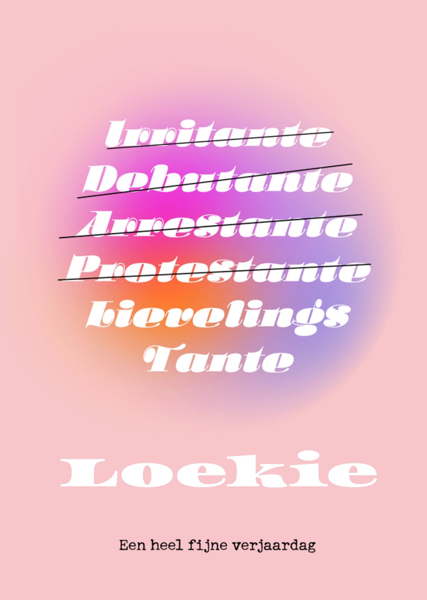 Verjaardag Tekst Kaart Bright Spot