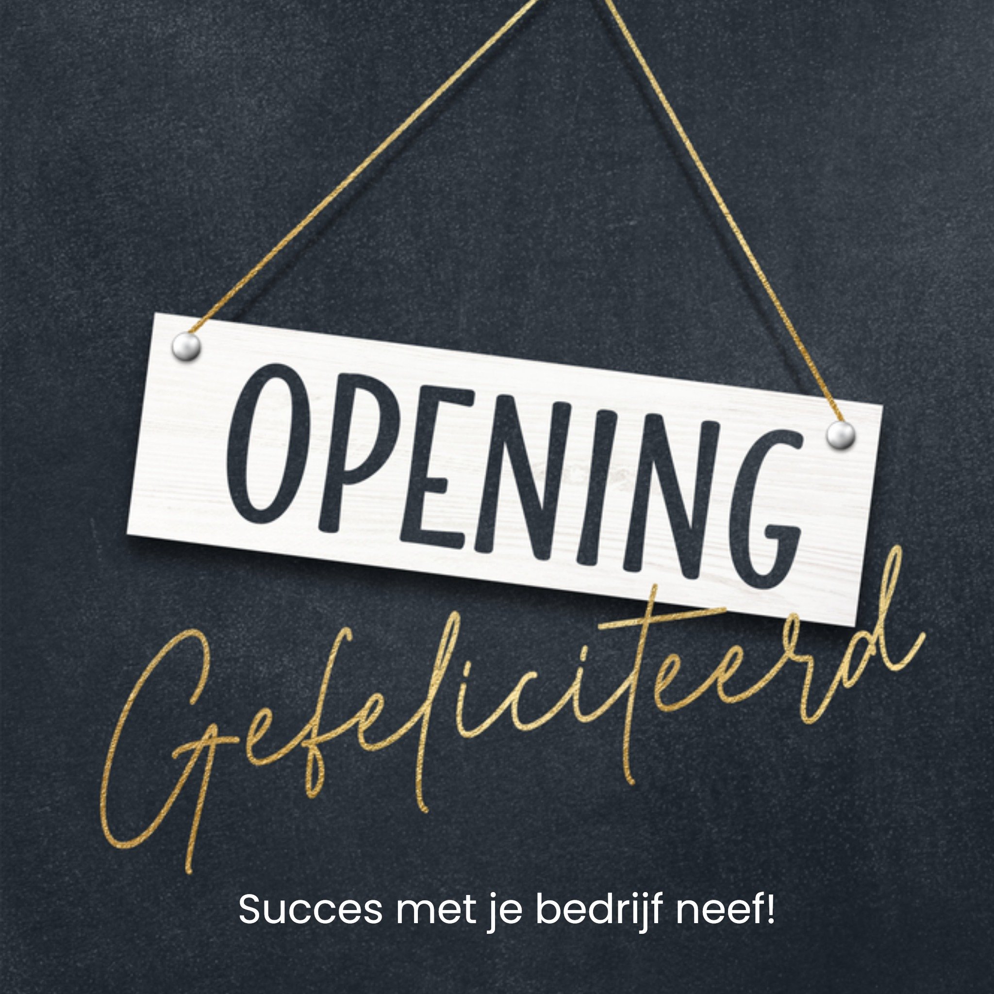 Luckz Felicitatiekaart Neefje Vierkant