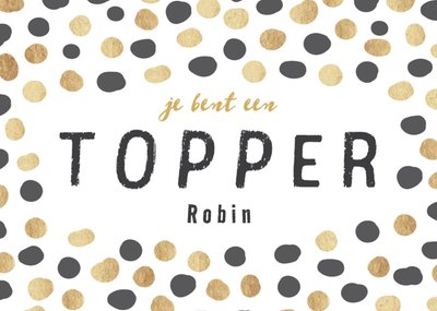 Tsjip | Denken aan kaart | met aanpasbare naam