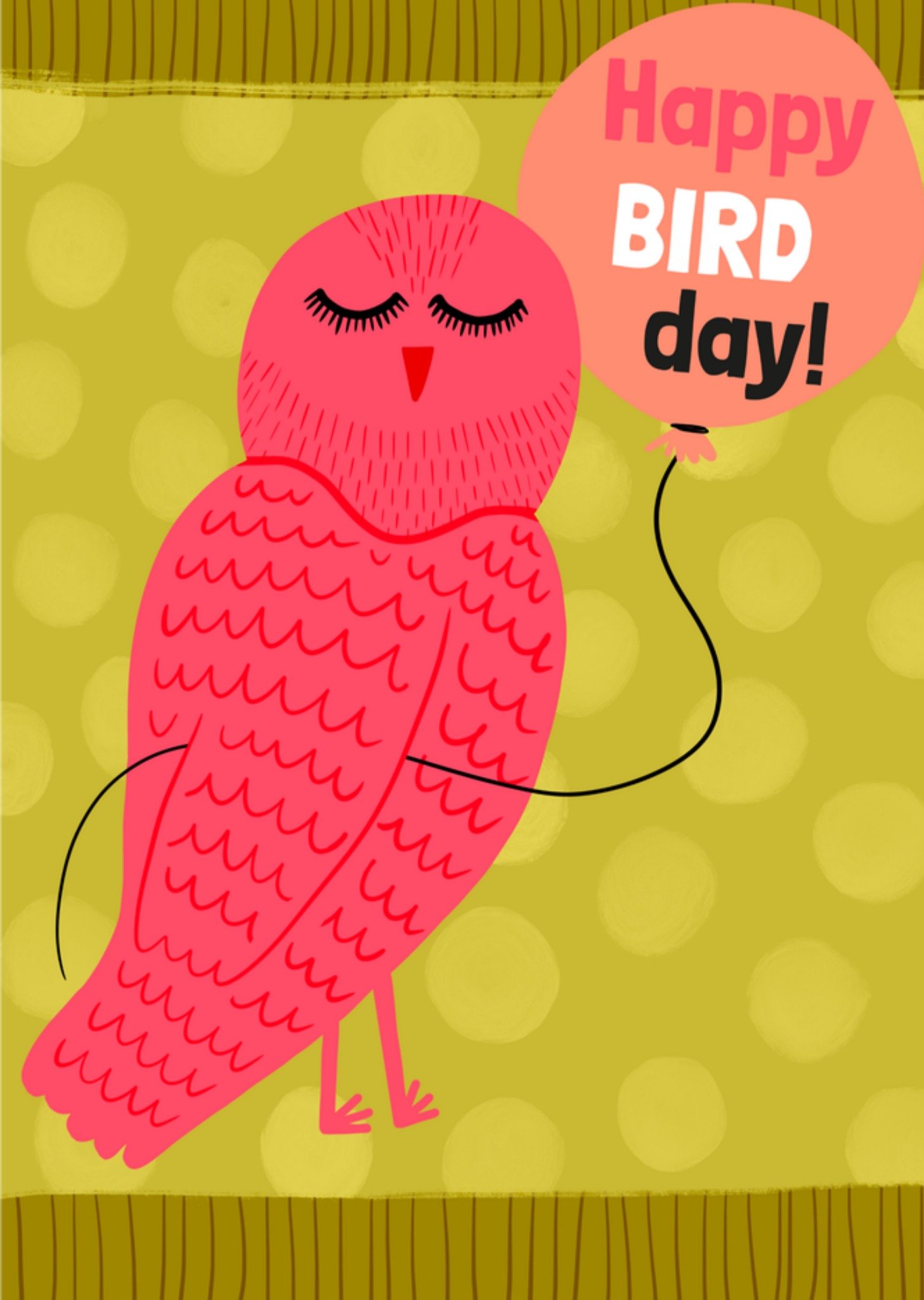 Greetz Verjaardagskaart Uil Standard Card