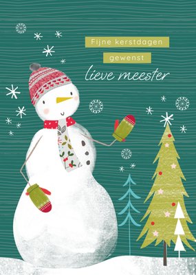 TMS | Kerstkaart | Lieve Meester