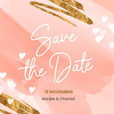 Luckz | Save the date | met namen en datum