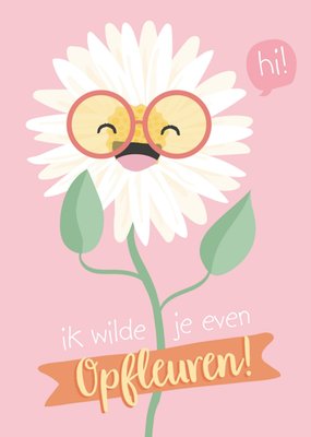 Tante Kaartje | Beterschapskaart | bloem