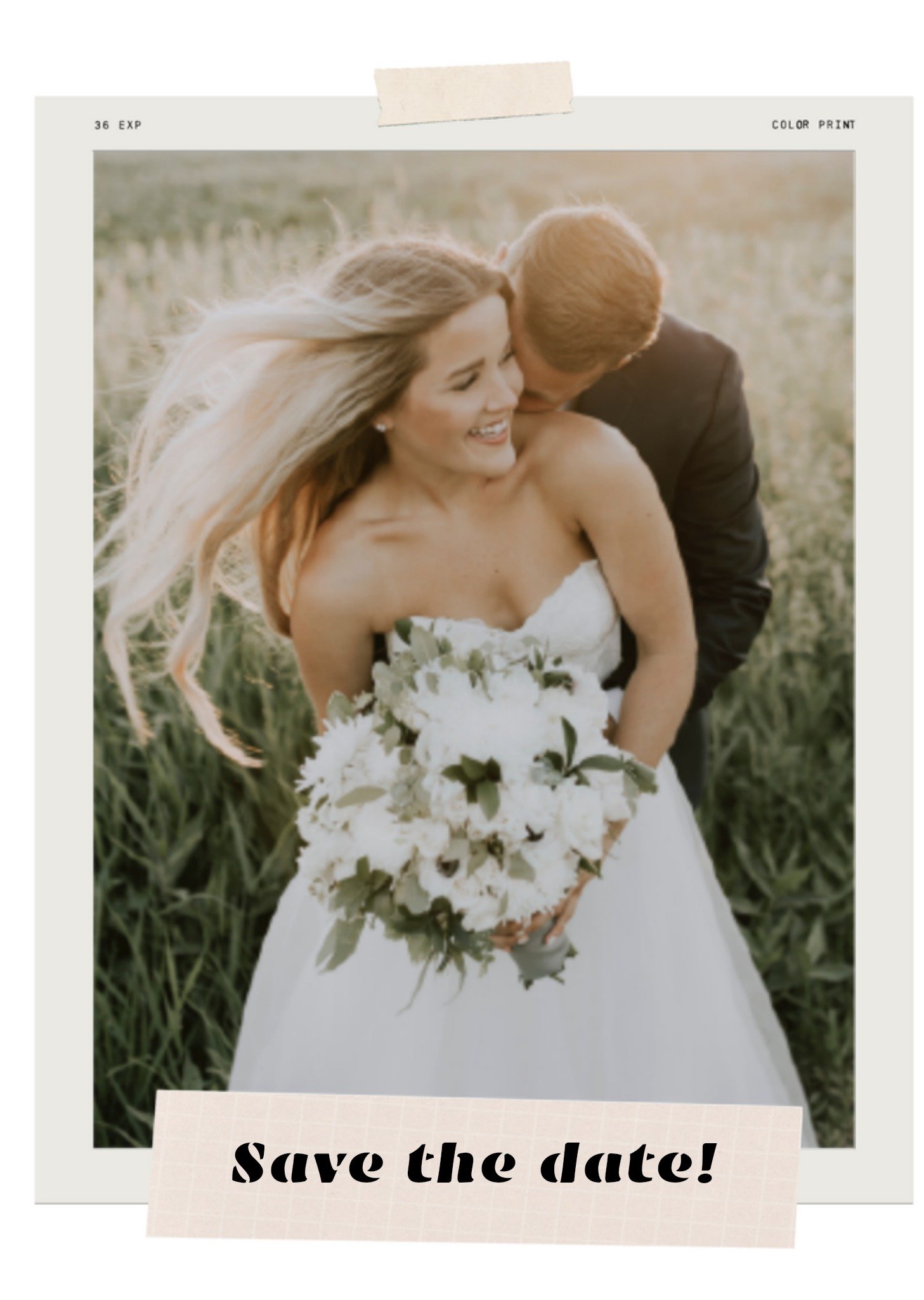 Save the date fotokaart Kaart Greetz