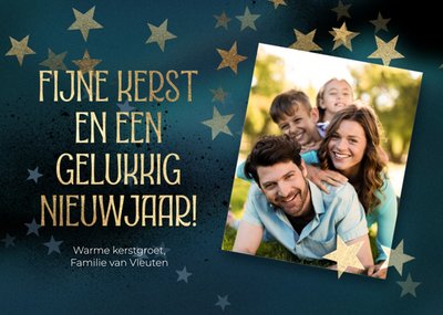 Luckz | Kerstkaart | Met foto | Sterren