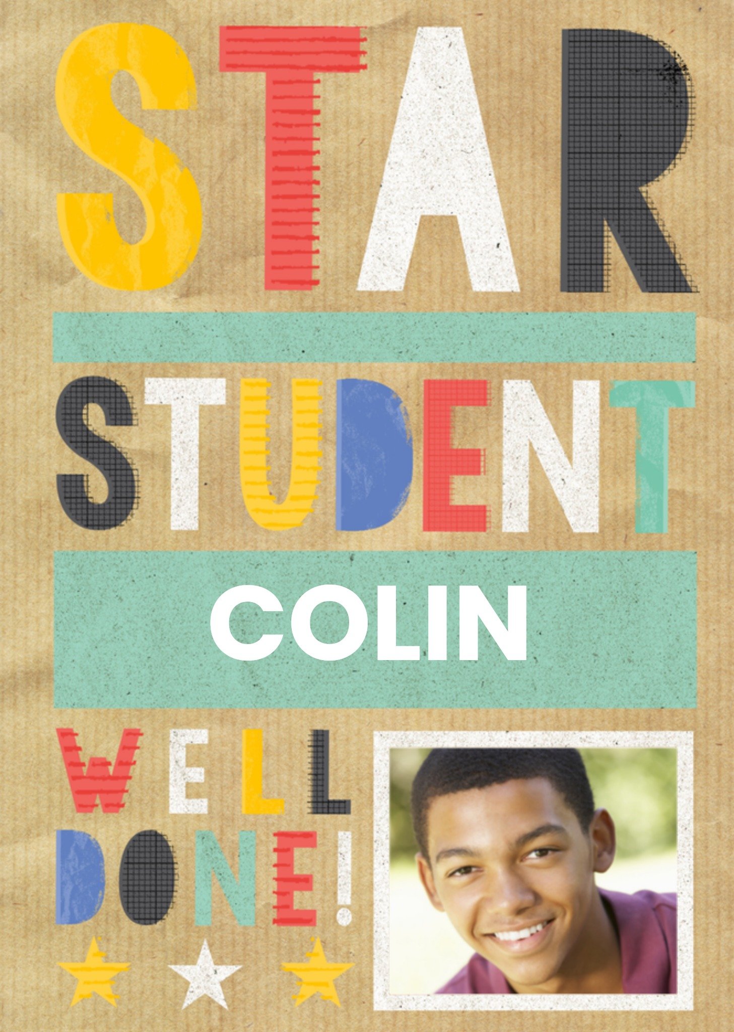 Geslaagd kaart met naam en foto Kaart Greetz