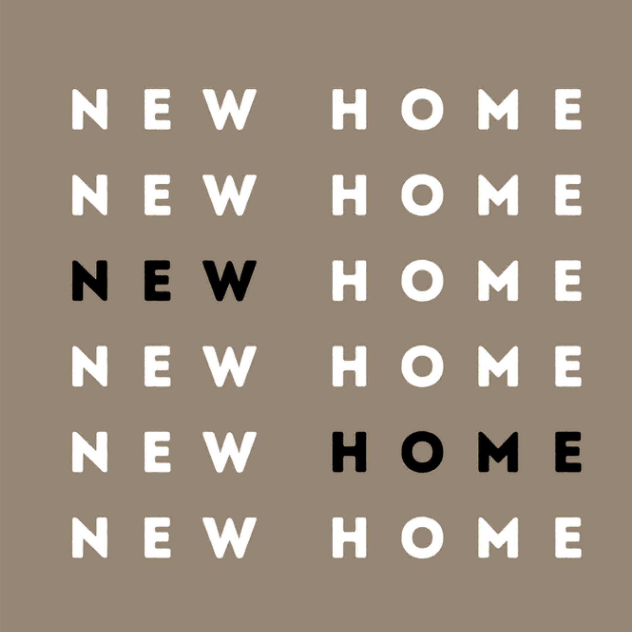 Greetz Nieuwe woning kaart new home Vierkant