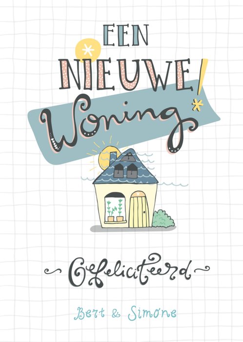 Funny Side Up | Nieuwe woning kaart | Met namen