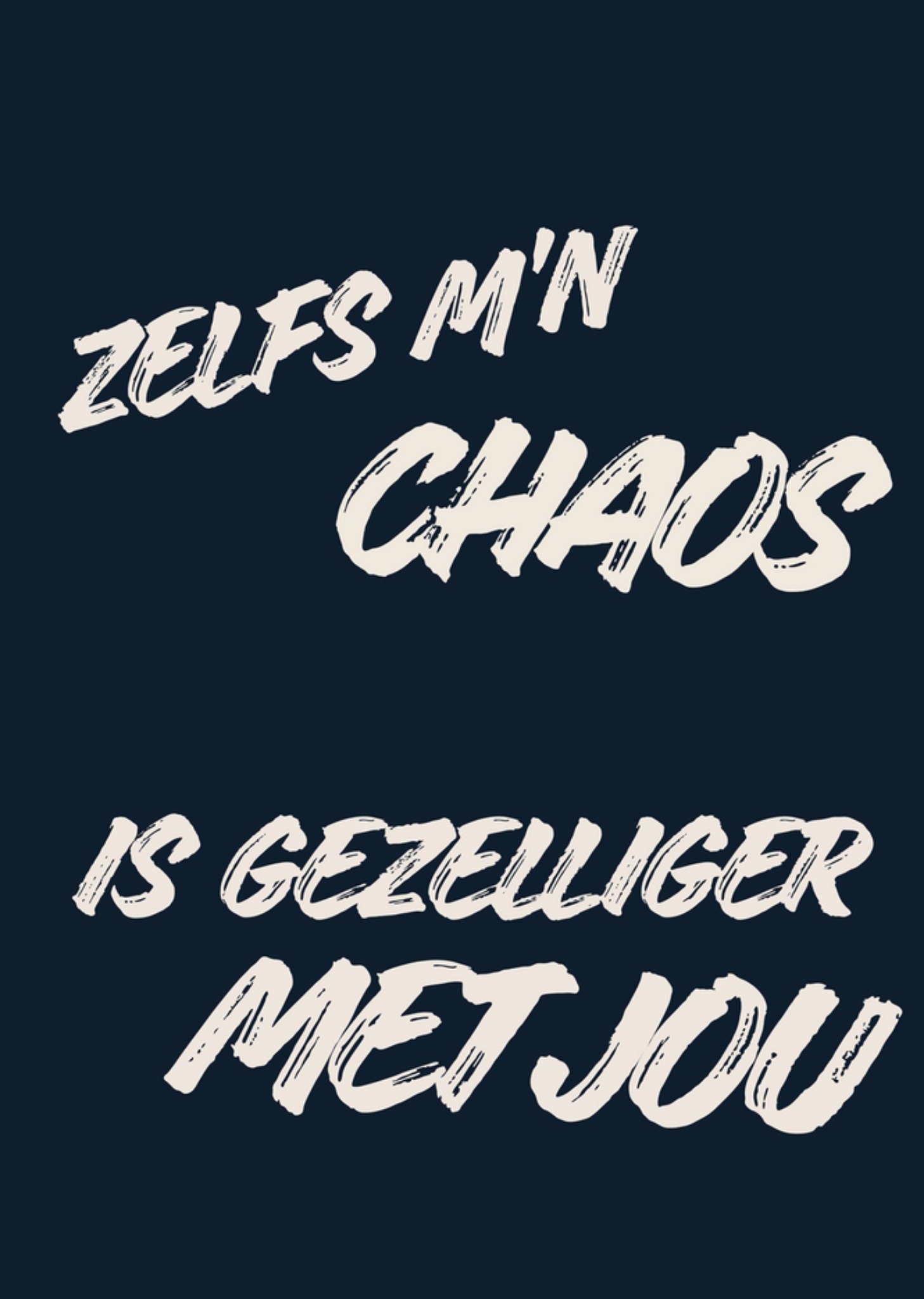 Valentijnskaart Zelfs m