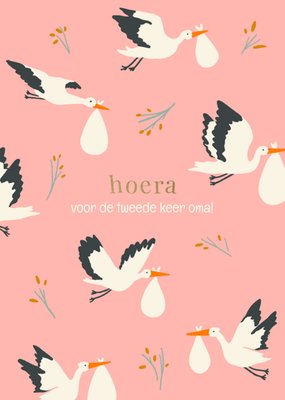 Greetz | Geboortekaart | Oma | Met aanpasbare tekst