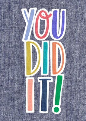 Greetz | Geslaagd kaart | you did it!