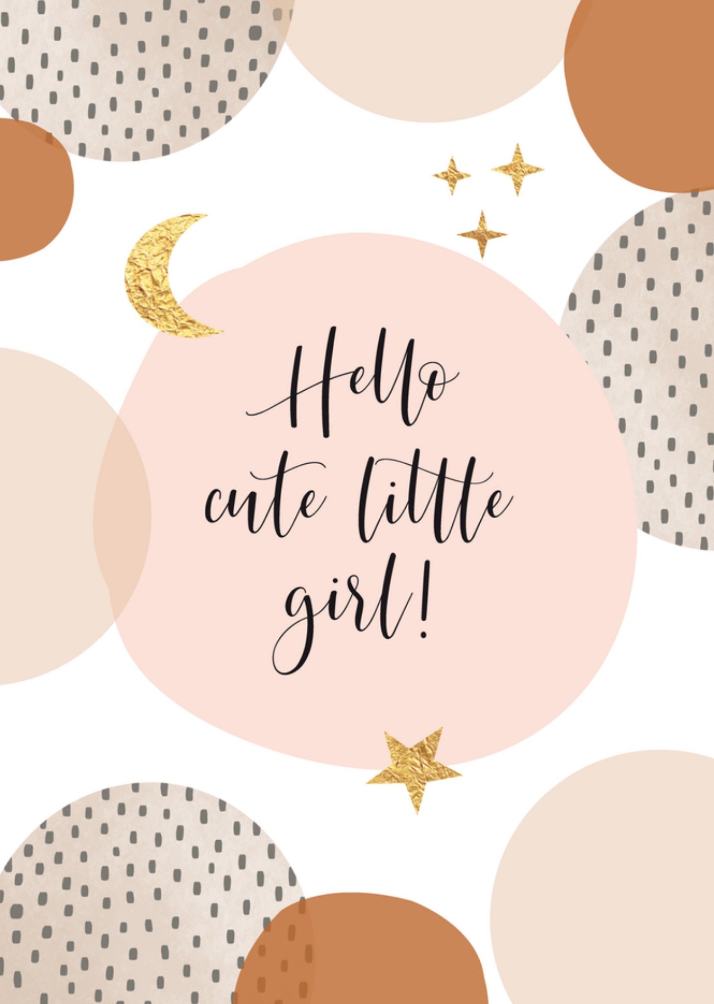 Geboortekaart Cute little girl! Kaart Tsjip