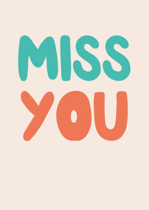 Greetz | Denken aan kaart | Miss you