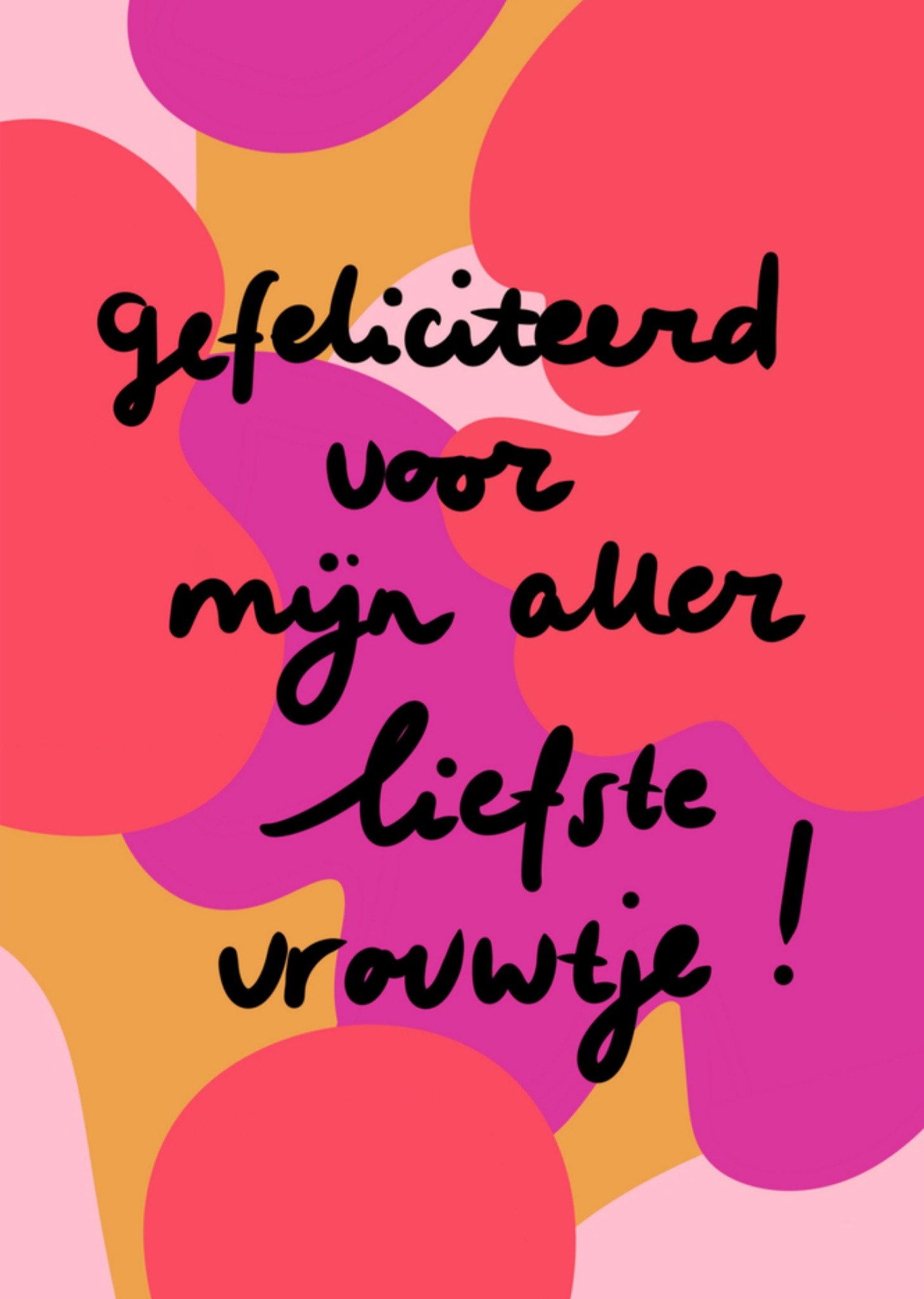 Verjaardagskaart Liefste vrouwtje Greetz