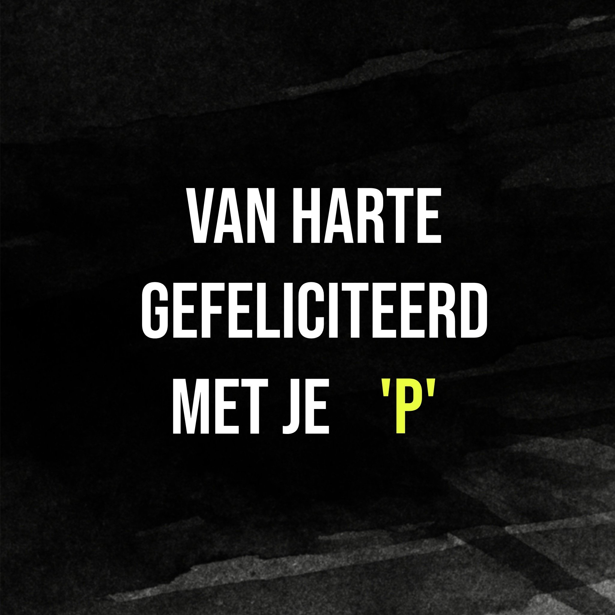 Greetz Geslaagd kaart propedeuse Vierkant