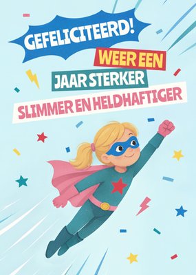 Weer Een Jaar Sterker Verjaardag Kaart