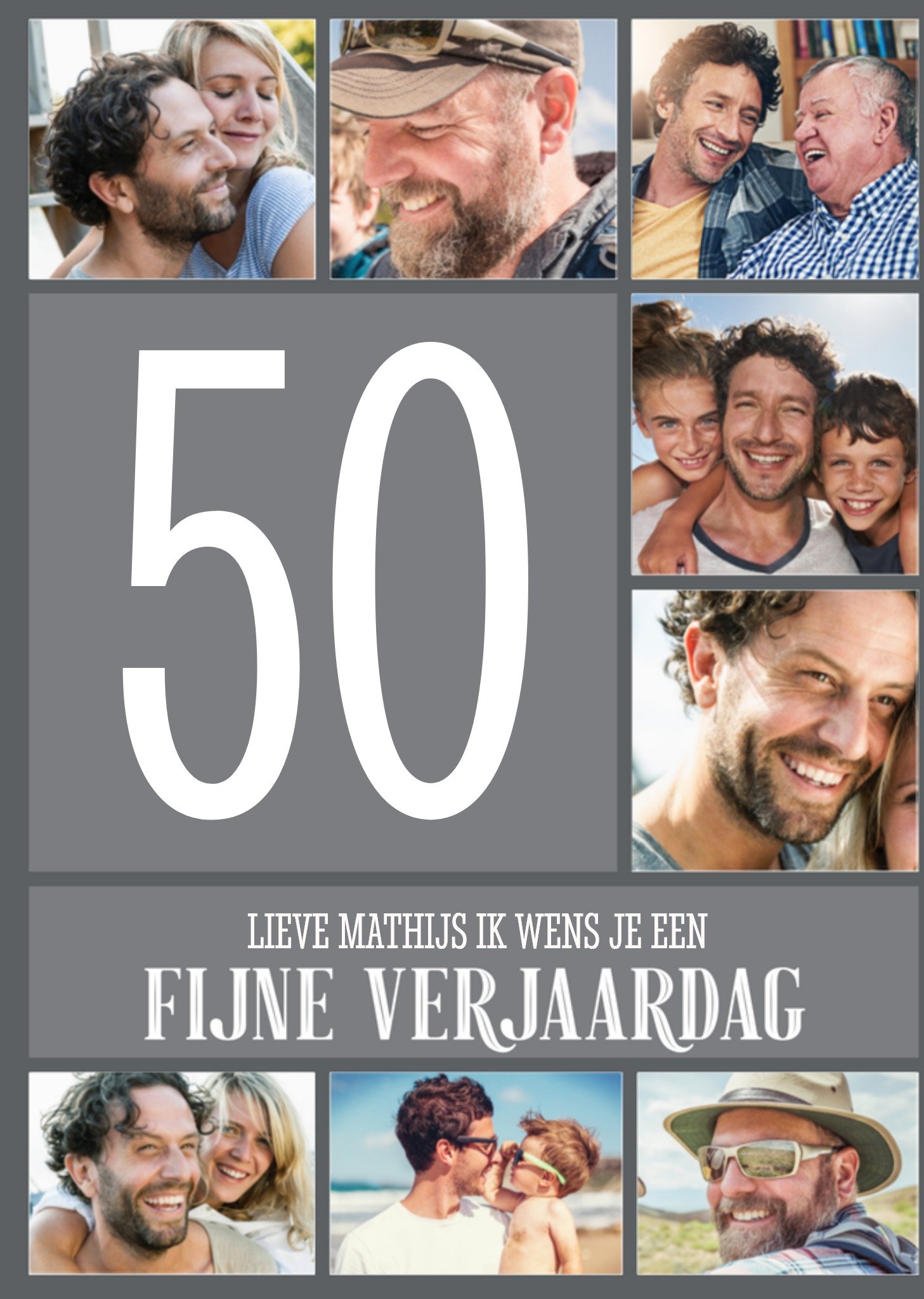 Verjaardag 50 Foto Greetz