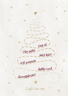 Greetz | Kerstkaart | Van de familie | Kerstboom