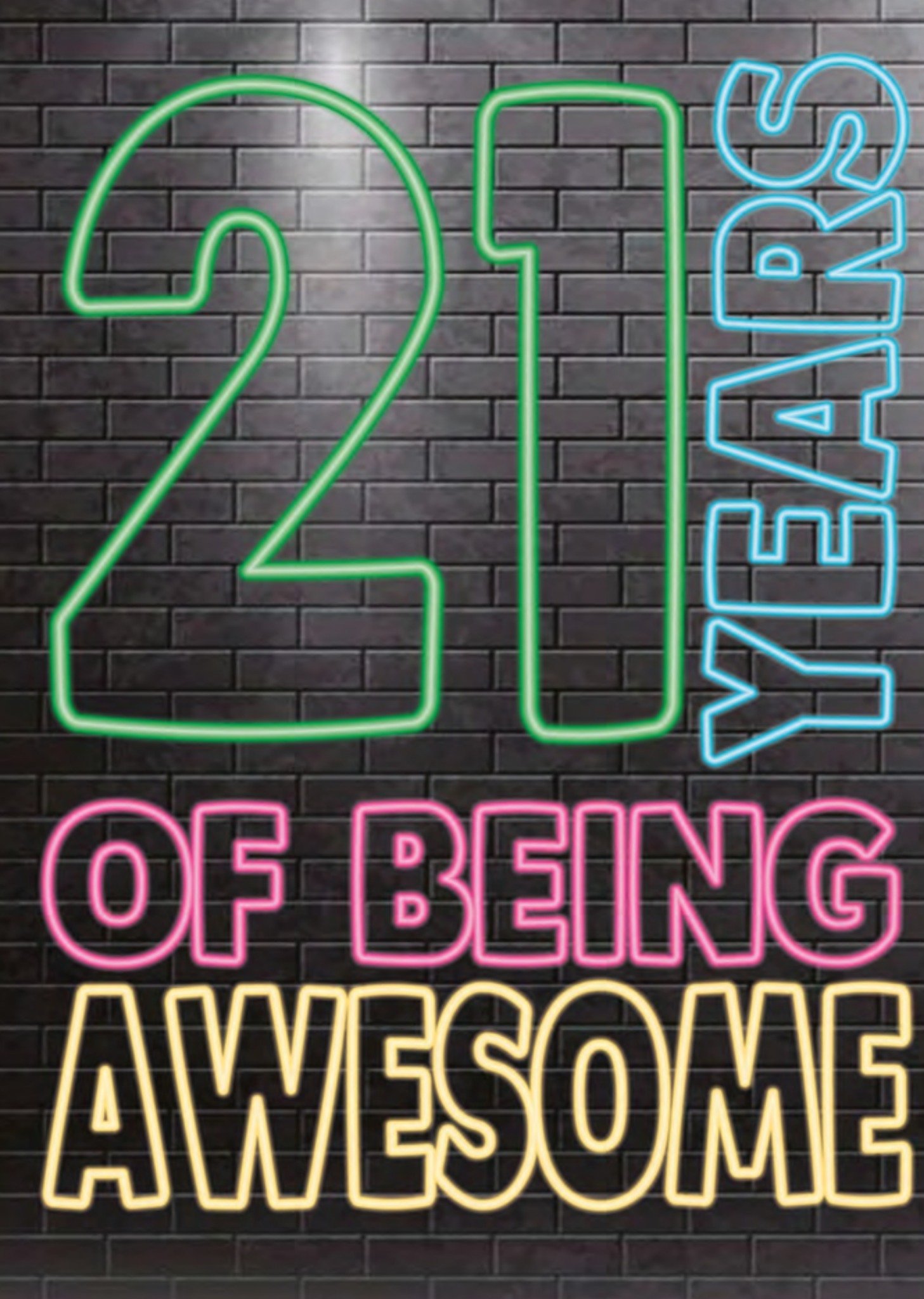 Cheeky Chops Verjaardag 21 Kaart Cheeky chops