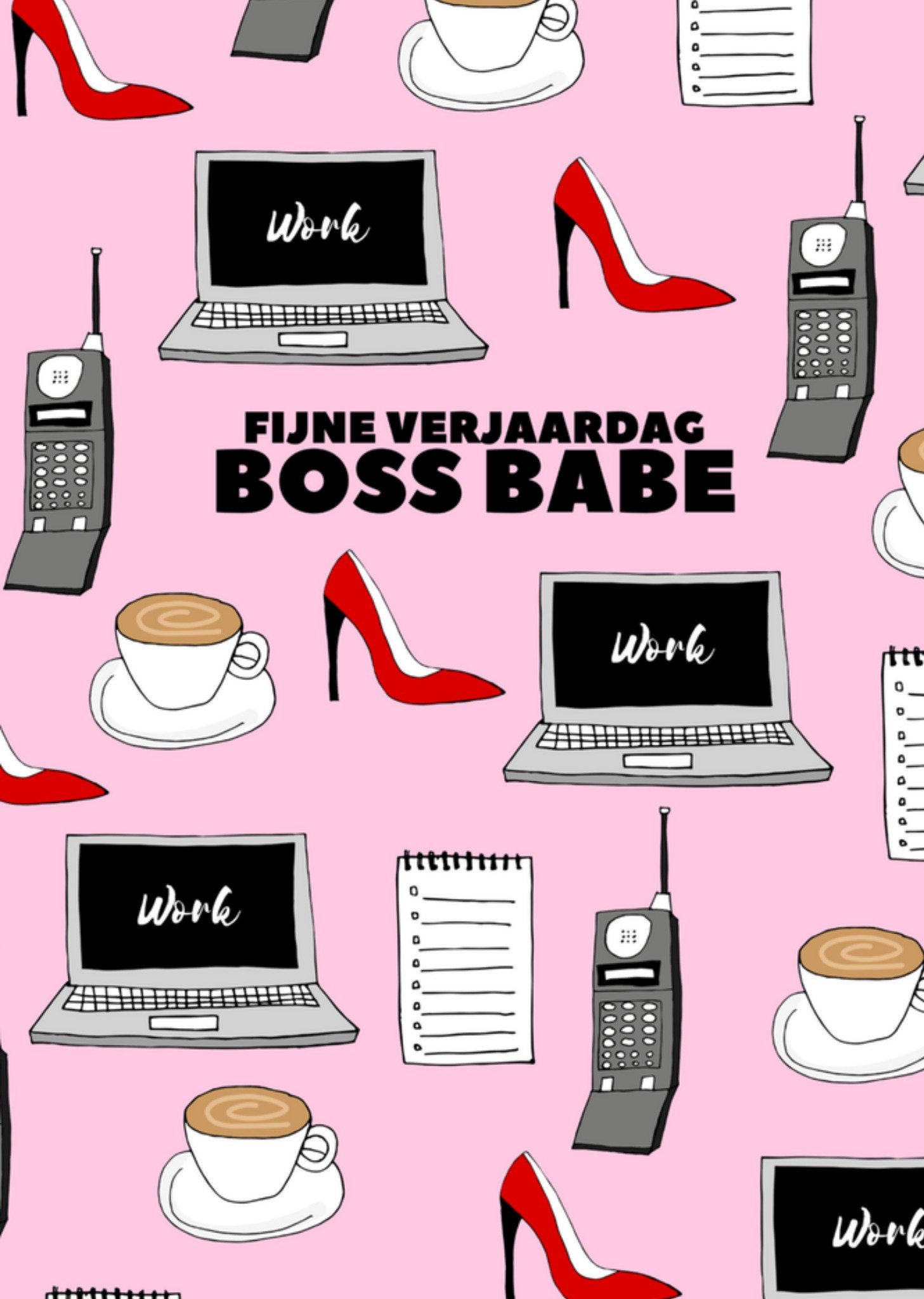Verjaardagskaart boss babe Kaart Pearl Ivy
