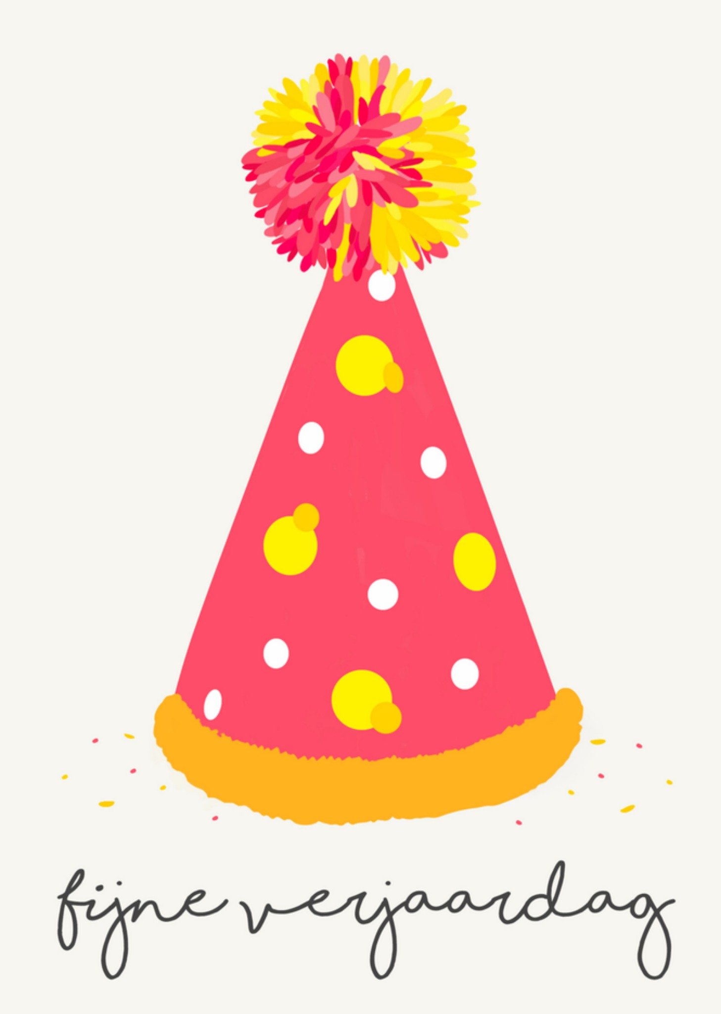 Verjaardagskaart Hoedje Greetz