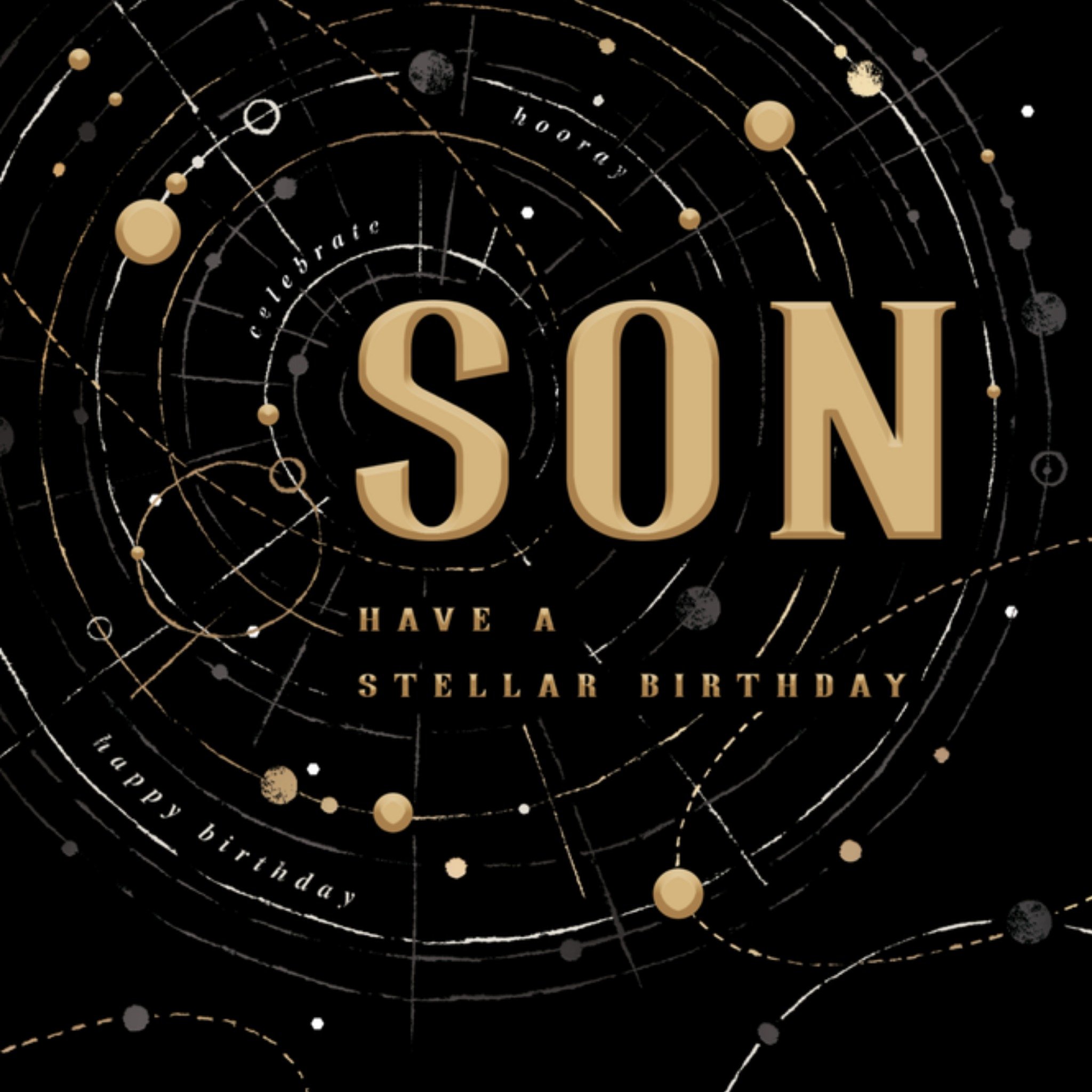 HotchPotch Verjaardagskaart zoon Vierkante Kaart Hotchpotch